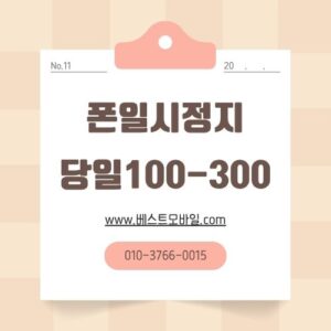 폰일시정지