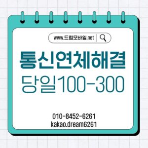 통신연체대납개통
