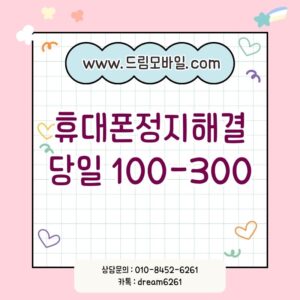 휴대폰정지