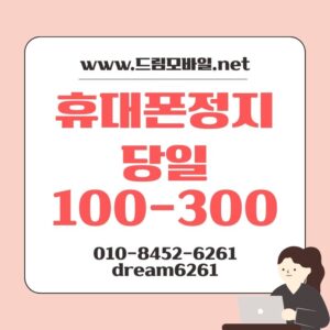 휴대폰정지
