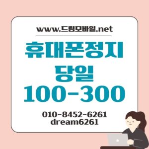 휴대폰정지