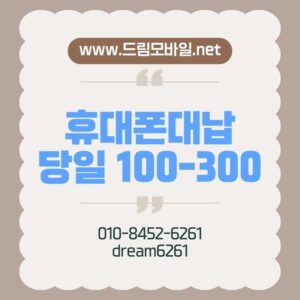 휴대폰대납